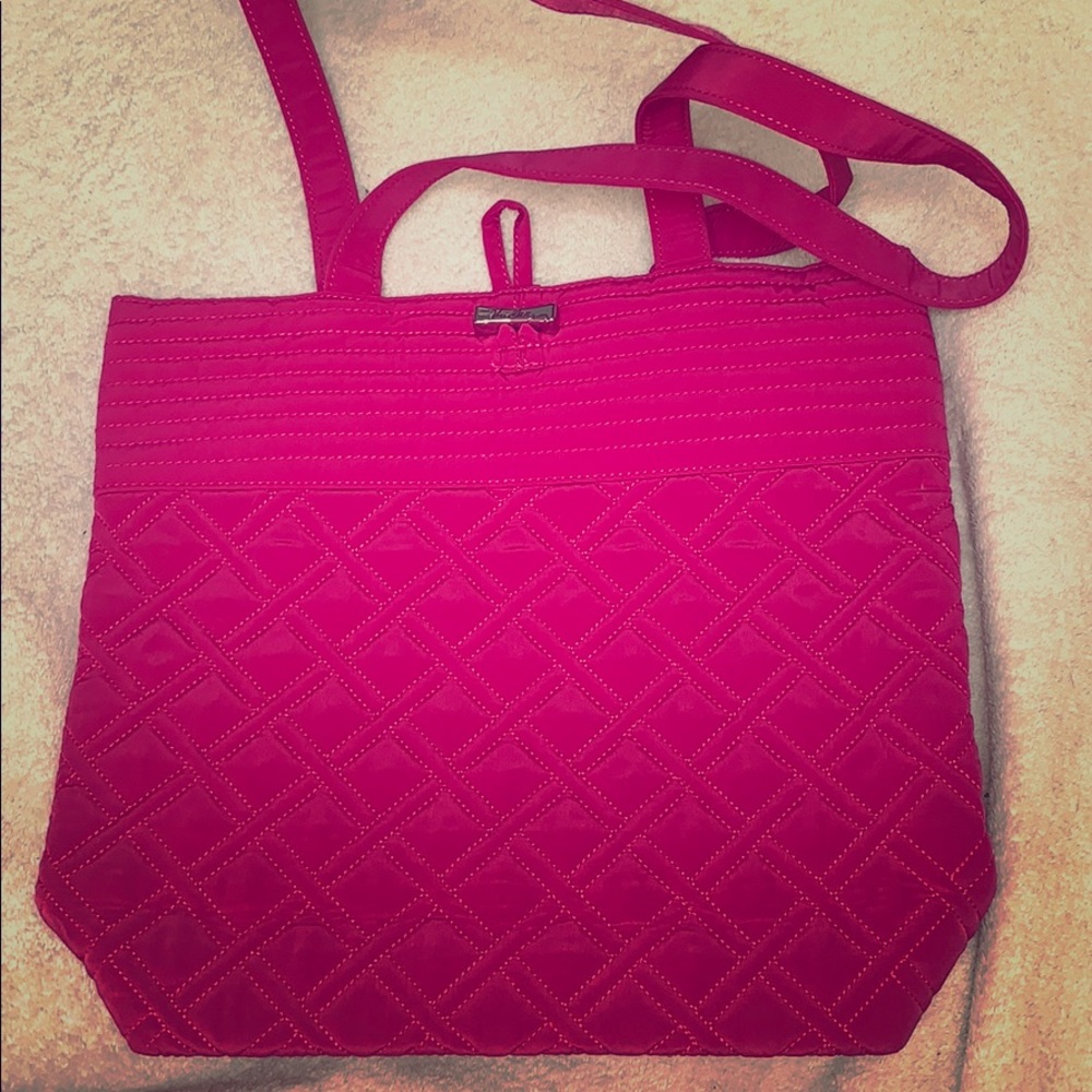 Hot Pink Vera Bradley Cloth Tote Bag